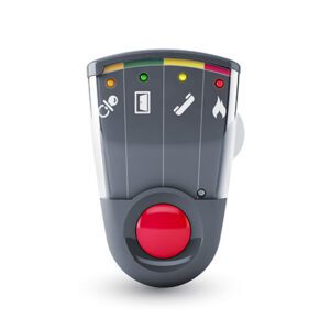 Lommevibrator/alarmmodtager med vibrator