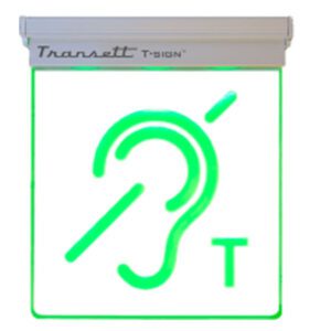 Tonax T-sign - lysende skilt med teleslynge ikon