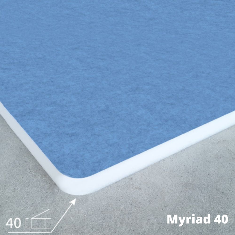Artnovion Myriad 40 absorberende akustikpanel i bæredygtige materialer