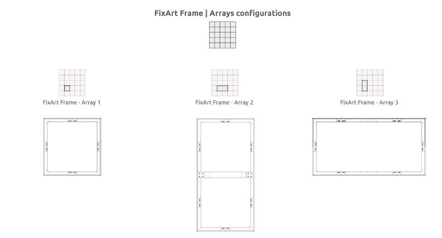 Fixart Frame array 1, 2 og 3