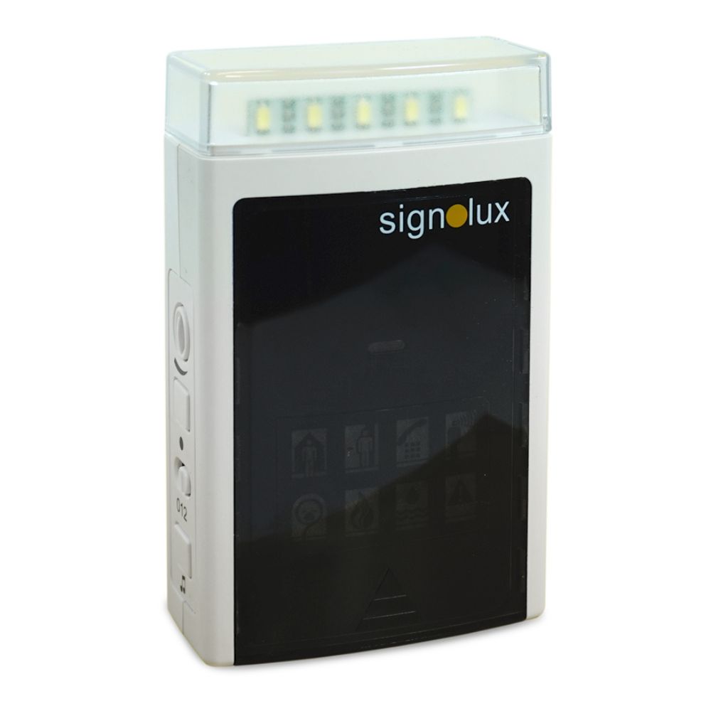 Signolux Alarmmodtager, hvid - med lys og lyd