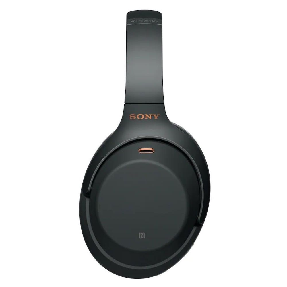 Sony WH-1000XM3 Headset med støjreduktion, sort. Egnet til mennesker med hørevanskeligheder.
