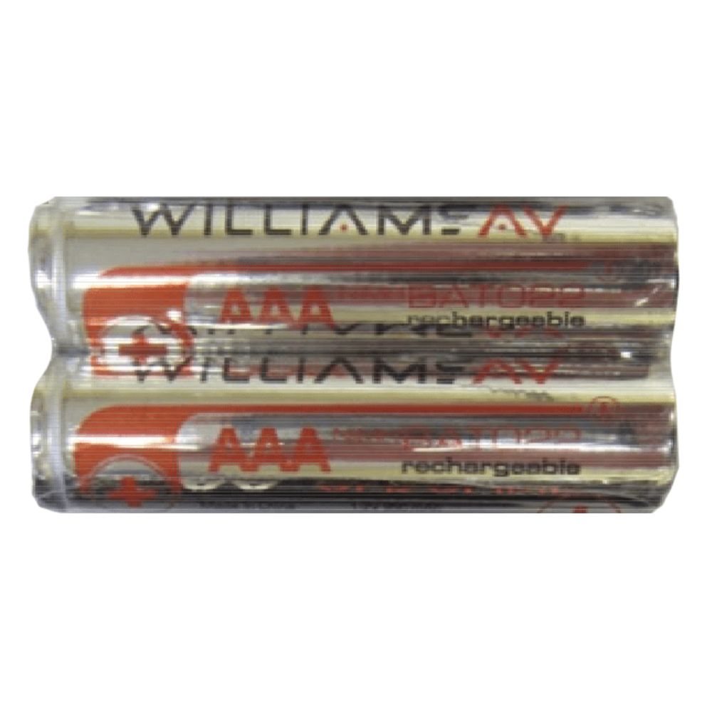 Williams AV Battery, AAA, Rechargeable, 1.5V (Pair)